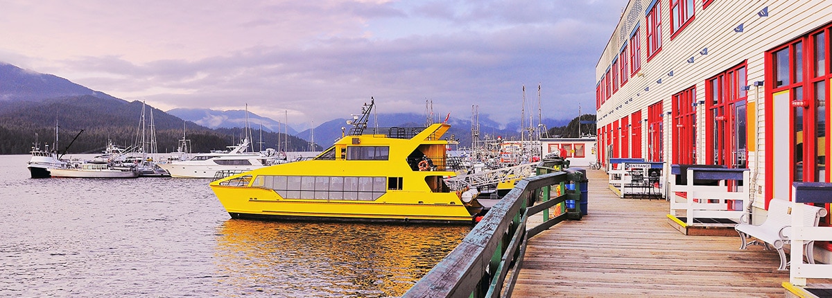 the harbour in prince rupert, canada