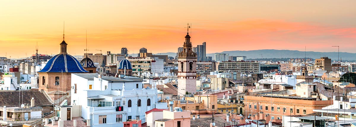 view of the Valencia cityscape