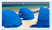 Grand Turk Beach Lounging