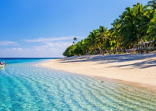 Beachside in Dravuni Island, South Pacific