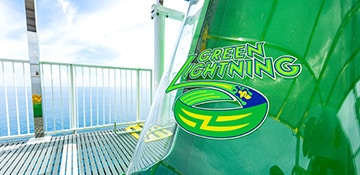 Green Lightning Waterslide