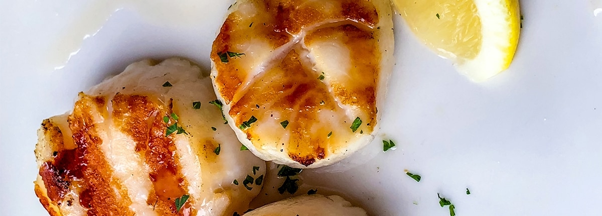 Broiled Sea Scallops