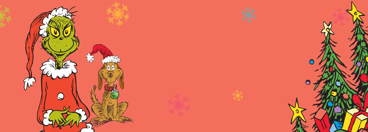 Dr. Seuss' the Grinch celebrating Christmas on a Carnival Cruise