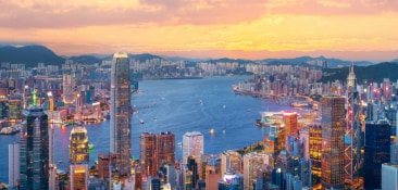 view of buildings in hong kong