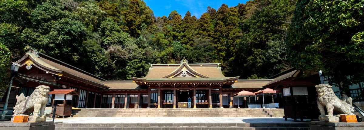 view of the kagoshima gokoku shrine