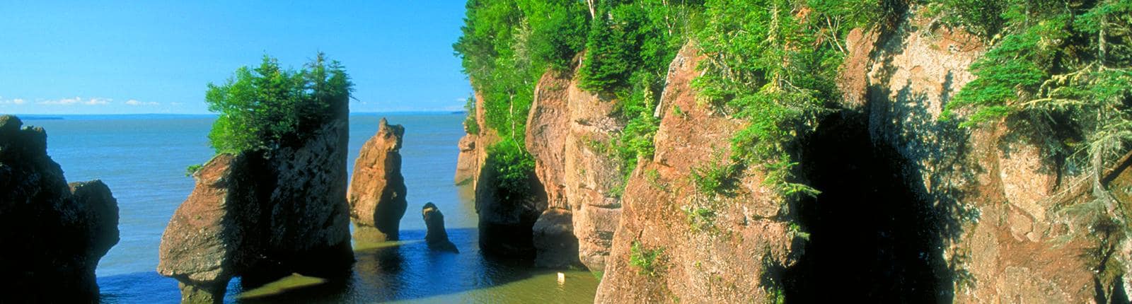 Tour caves in Saint John Canada