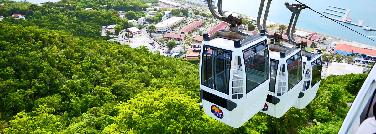 skyride to paradise point in st thomas