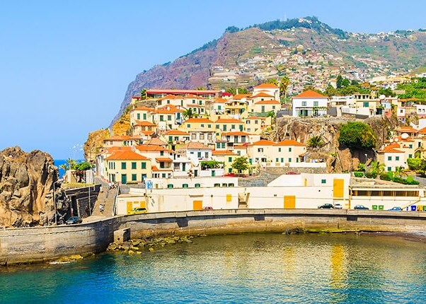 camara de lobos port in funchal, madeira, portugal