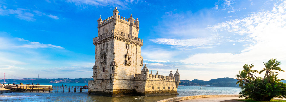 The Belem Tower in Lisbon, Portugal