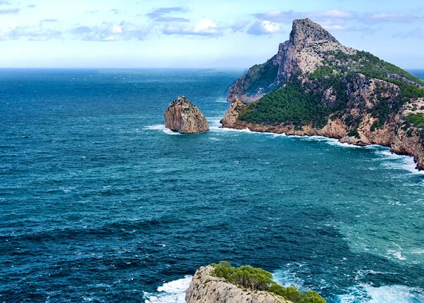 picturesque view of cape formentor in majorca