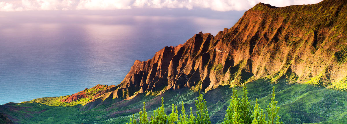take in the beautiful views of the kalalau valley in kauai