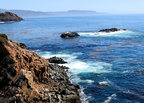 rocky coastline in ensenada