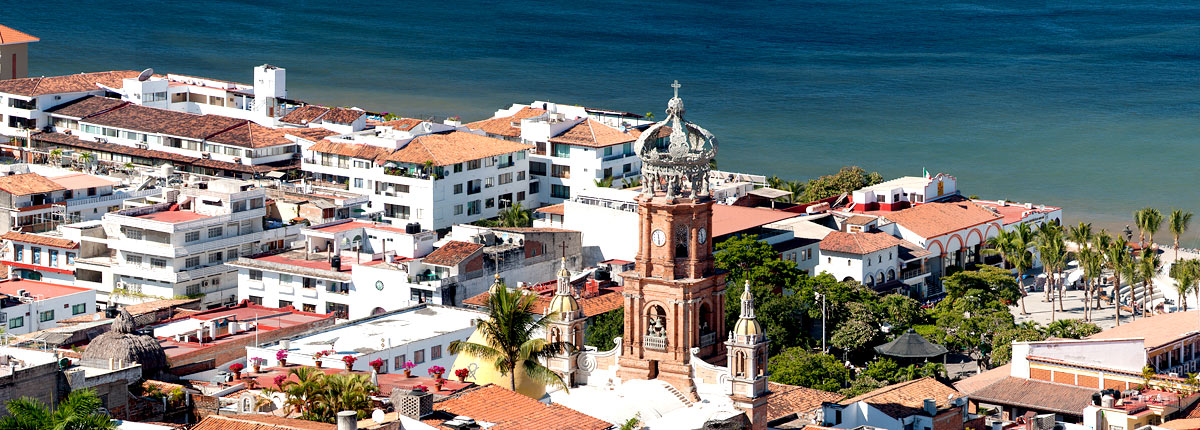 unique buildings on the puerto vallarta coastline