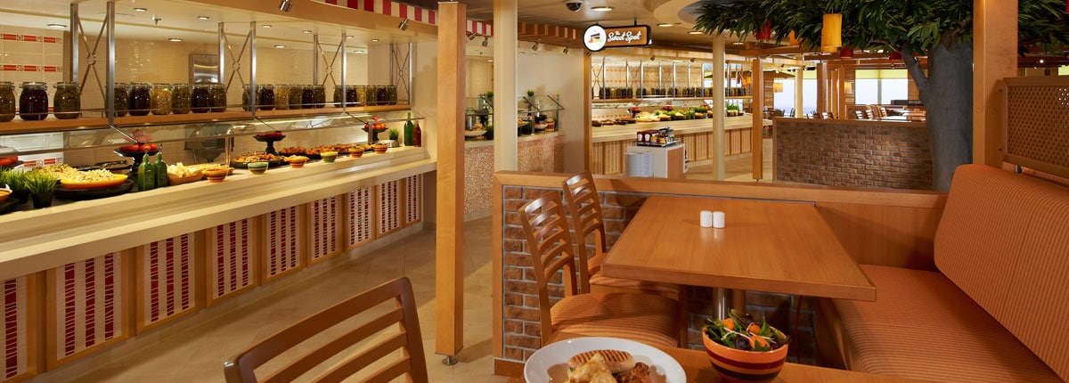 Plenty of seating available at Lido Restaurant 