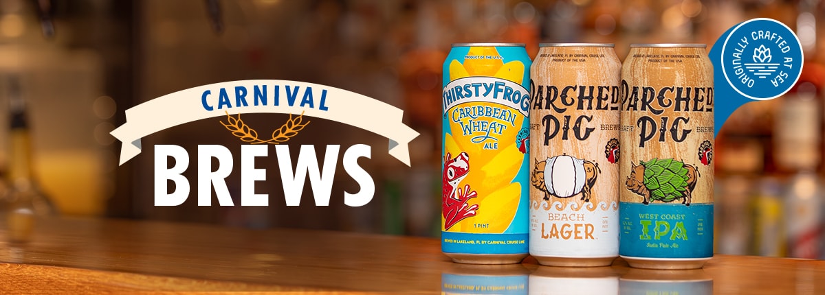 carnival brews features parched pig and thirstyfrog beers