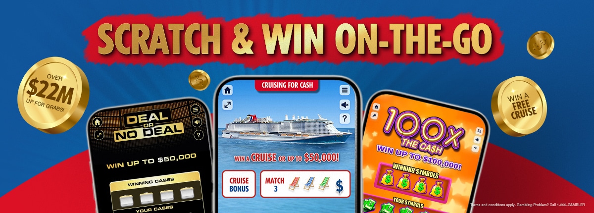 scratch and win on the go on a mobile device