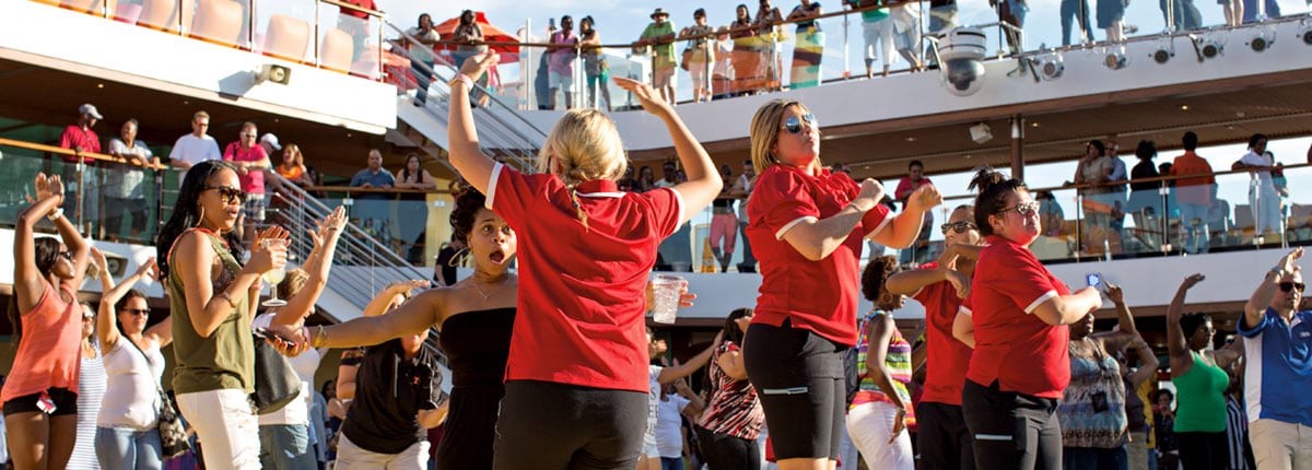 let the good times begin at the sail away party