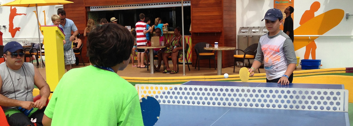 ping pong on carnival cruise ships