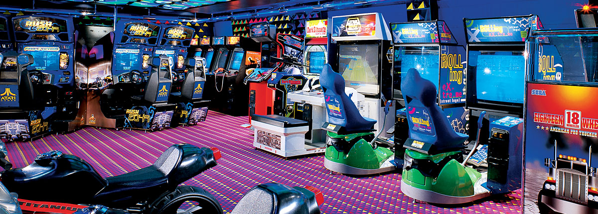 latest and greatest high-tech video and arcade games