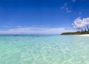 Stunning clear waters of Mare, New Caledonia