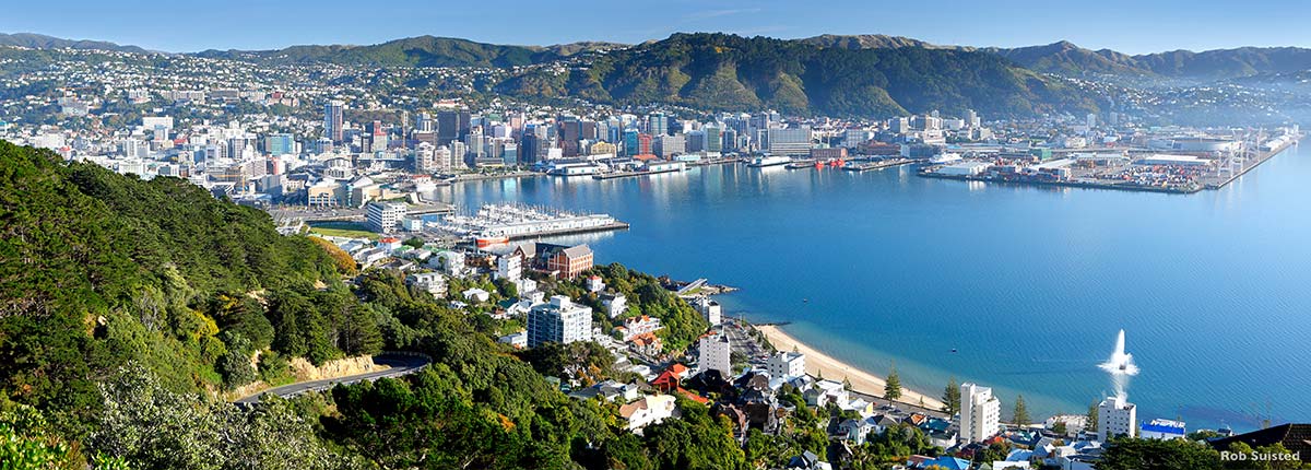 Harbour view of Wellington, New Zealand