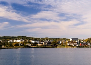harbor waterway landscapes in st anthony, canada