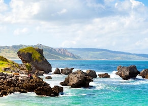rocky coastline of barbados