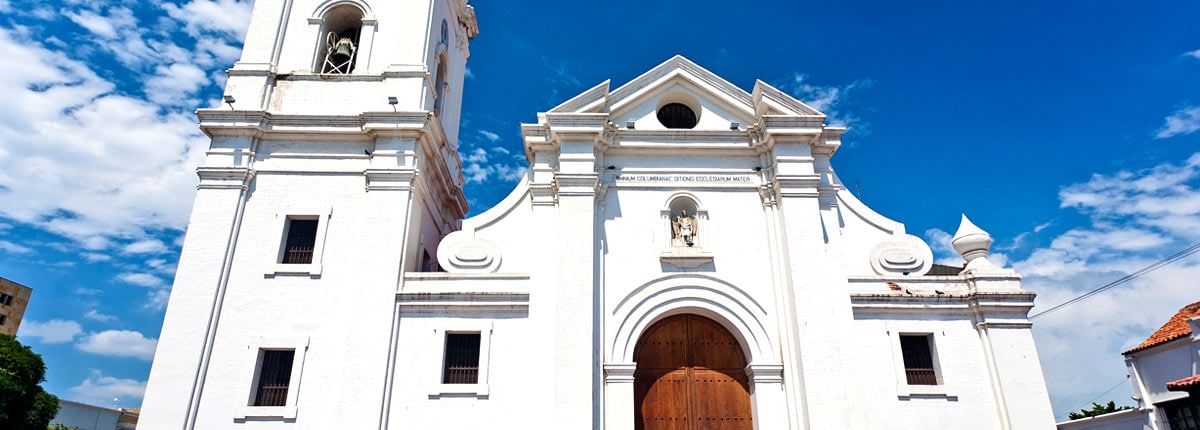 views of the santa marta cathedral 