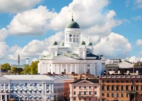 view of the helsinki cathedral university on a sunny day 
