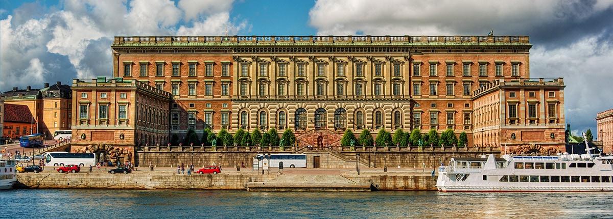 the royal palace in stockholm, sweden