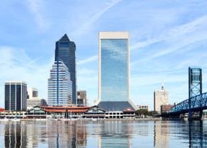 scenic view of the jacksonville skyline
