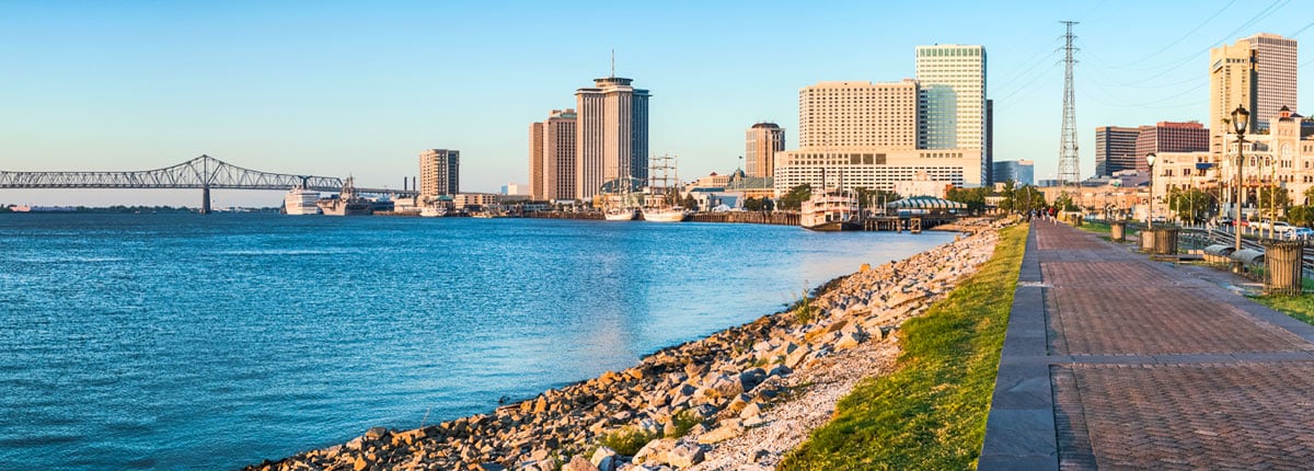 take a stroll down the new orleans river walk