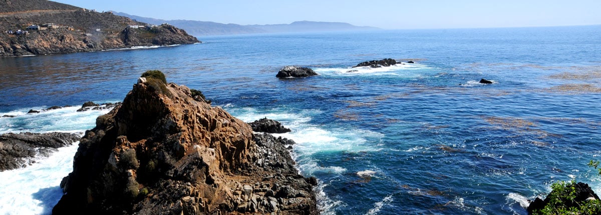 rocky coastline in ensenada