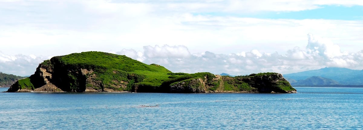 scenic island in the gulf of nicoya