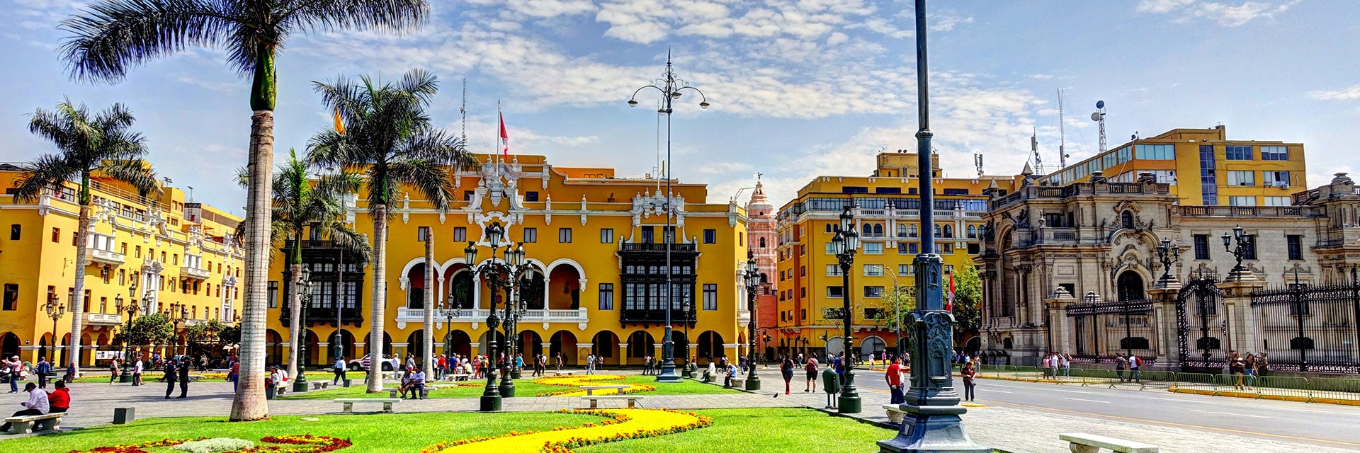 the colorful buildings and architecture in callao