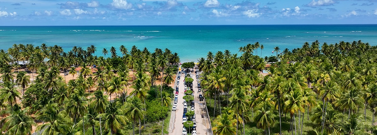 aerial view of maceio 