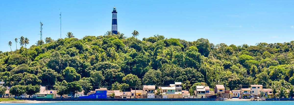 view of a natural poole coral reefs with sail boats