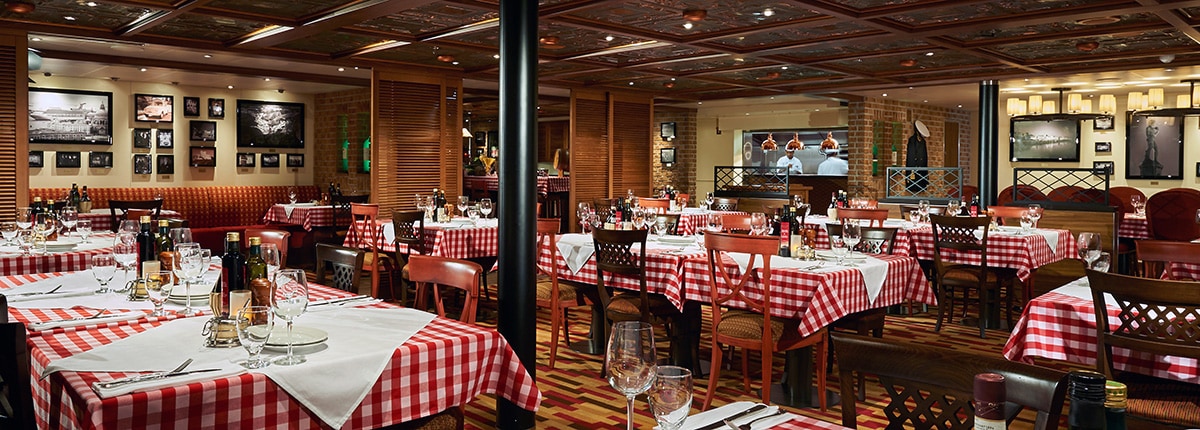 Cucina Del Capitano | Onboard Italian Restaurant | Carnival Cruise Line