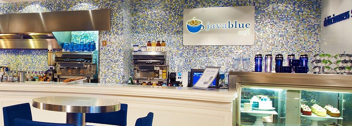 java blue coffee and sweets on carnival cruise ships 