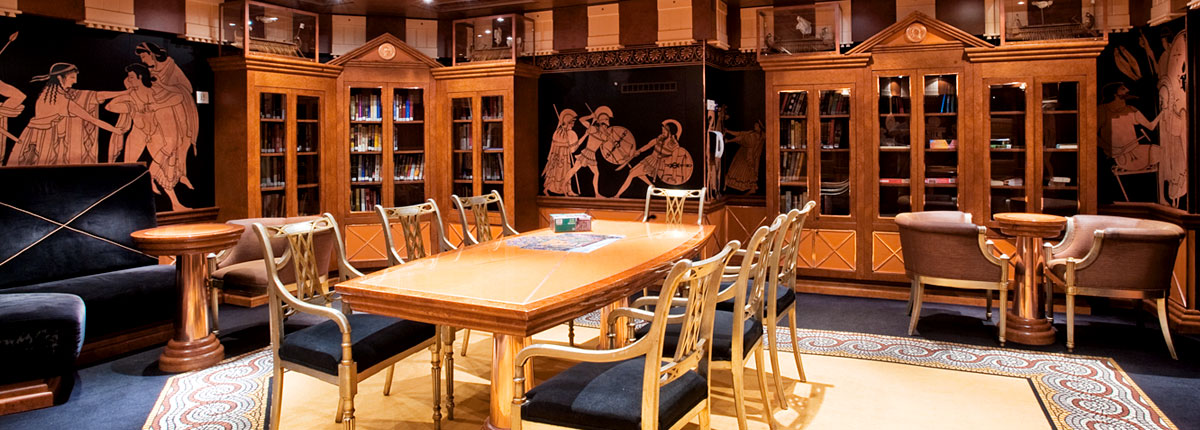Every Carnival ship features an onboard library