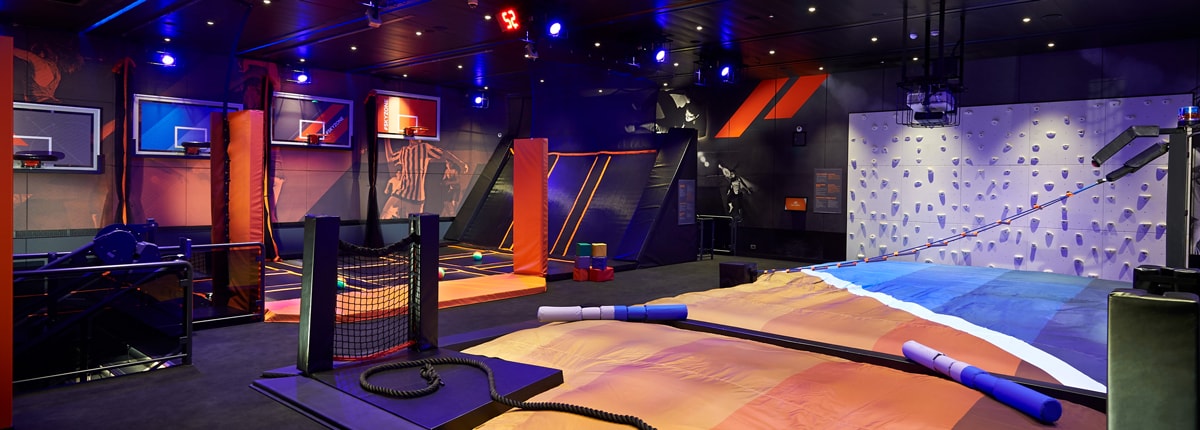 the first sky zone at sea aboard carnival panorama