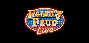 family feud live logo with carnival choose fun logo