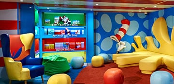 Dr Seuss Bookville exclusively on Carnival cruise lines