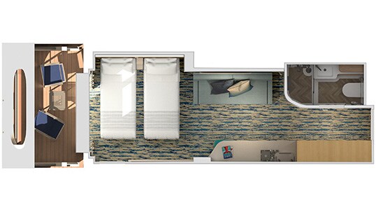 Carnival Celebration Cove Balcony Floor Plan