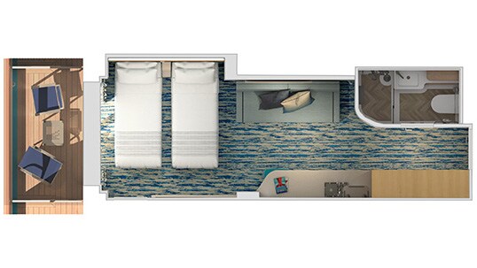 Carnival Celebration Balcony Floor Plan