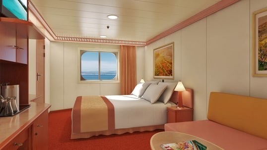 carnival freedom ocean view stateroom