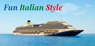 carnival venezia sailing at sea