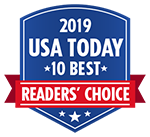2019 USA Today 10Best Readers' Choice Award logo