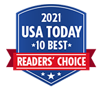 2021 USA Today 10Best Reader's Choice Award logo