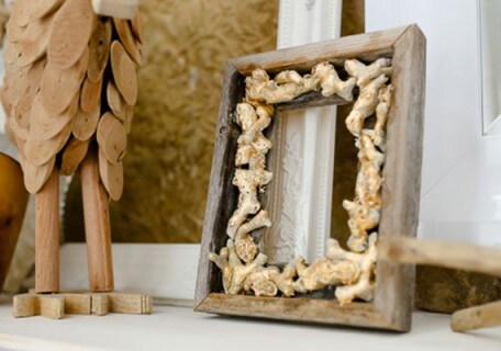 Gold Leaf Coral Frame Tutorial